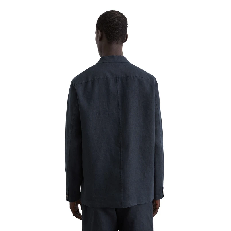 Marc O'Polo Heren Overhemd 524003974102 Navy