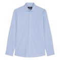 Marc O'Polo Heren Overhemd B21750442256 Blauw dessin