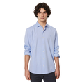 Marc O'Polo Heren Overhemd B21750442256 Blauw dessin