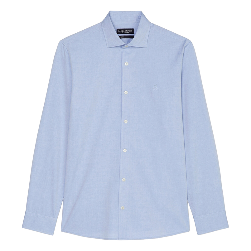 Marc O'Polo Heren Overhemd B21750442256 Blauw dessin