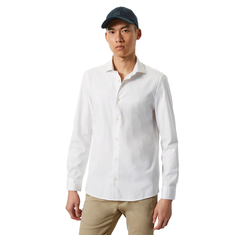 Marc O'Polo Heren Overhemd B21750442256 Wit