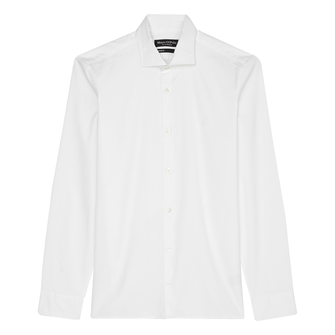 Marc O'Polo Heren Overhemd B21750442256 Wit