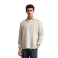 Marc O'Polo Heren Overhemd M23744742460 Bruin dessin