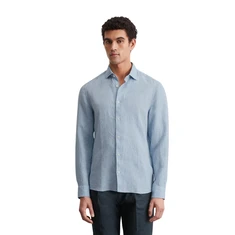 Marc O'Polo Heren Overhemd M23744742460 WIT DESSIN