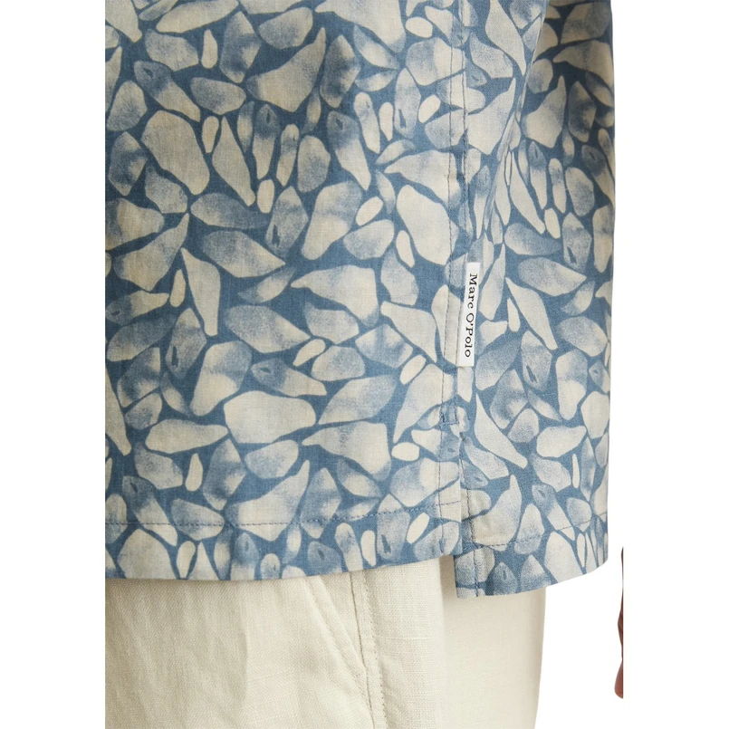 Marc O'Polo Heren Overhemd M24736941062 Grijs dessin