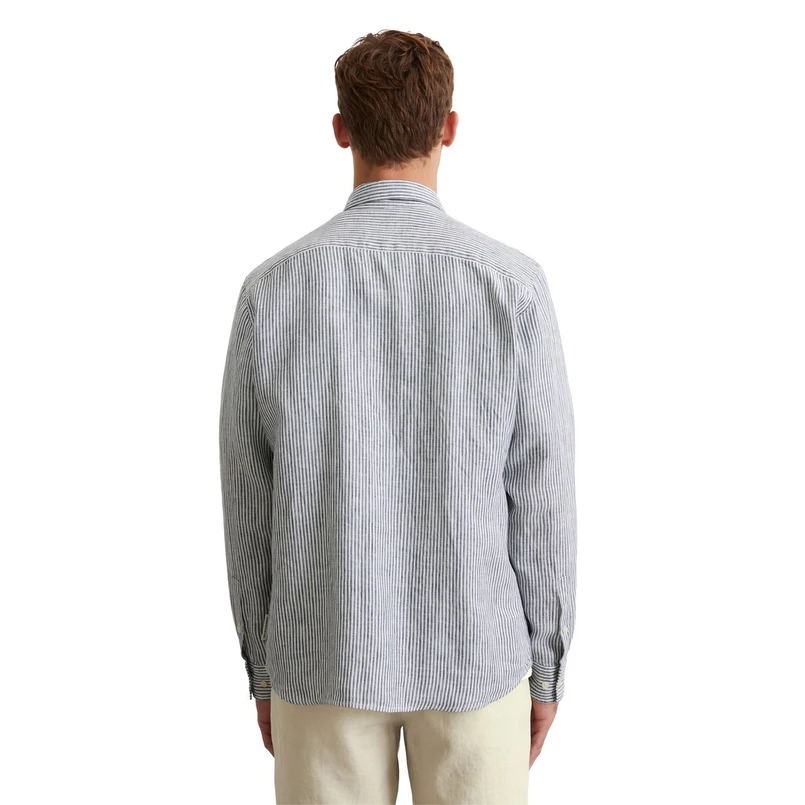 Marc O'Polo Heren Overhemd M24737242090 Rood