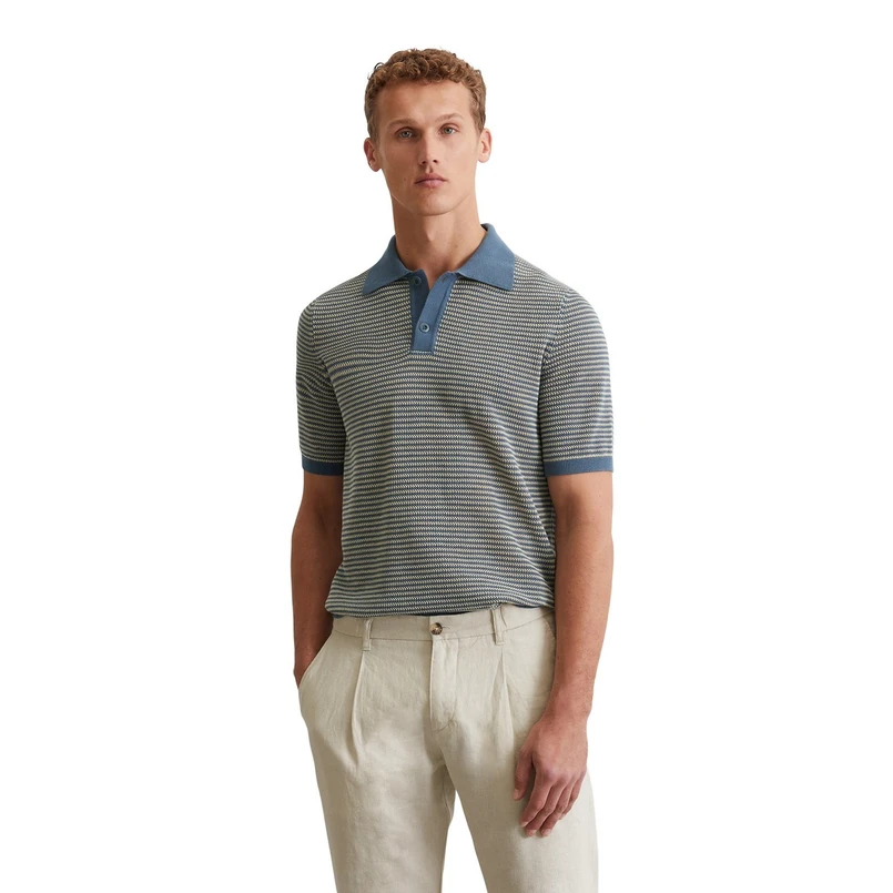Marc O'Polo Heren Polo 524505362054 Middengrijs