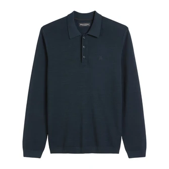 Marc O'Polo Heren Polo M28502360220 Navy