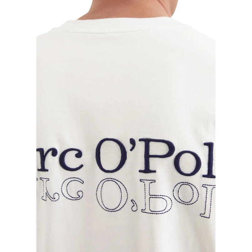 Marc O'Polo Heren T-shirt 522201251184 NATUREL