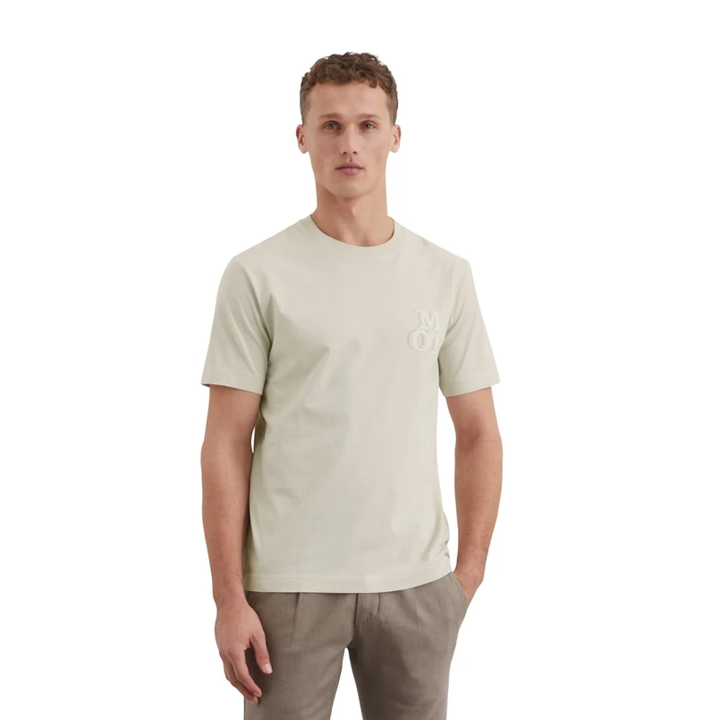 Marc O'Polo Heren T-shirt 522201251232 Lichtgrijs
