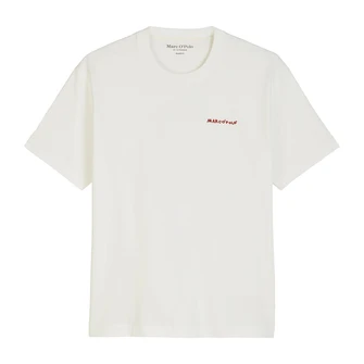 Marc O'Polo Heren T-shirt 523206451198 NATUREL