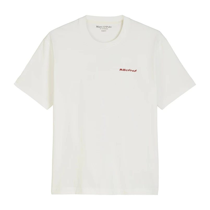 Marc O'Polo Heren T-shirt 523206451198 NATUREL