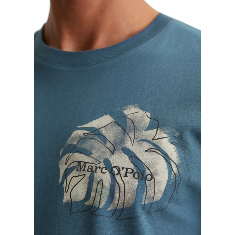 Marc O'Polo Heren T-shirt 524201251248 Middengrijs