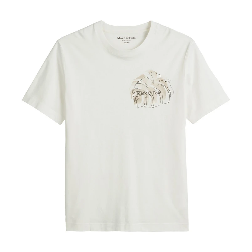 Marc O'Polo Heren T-shirt 524201251248 NATUREL