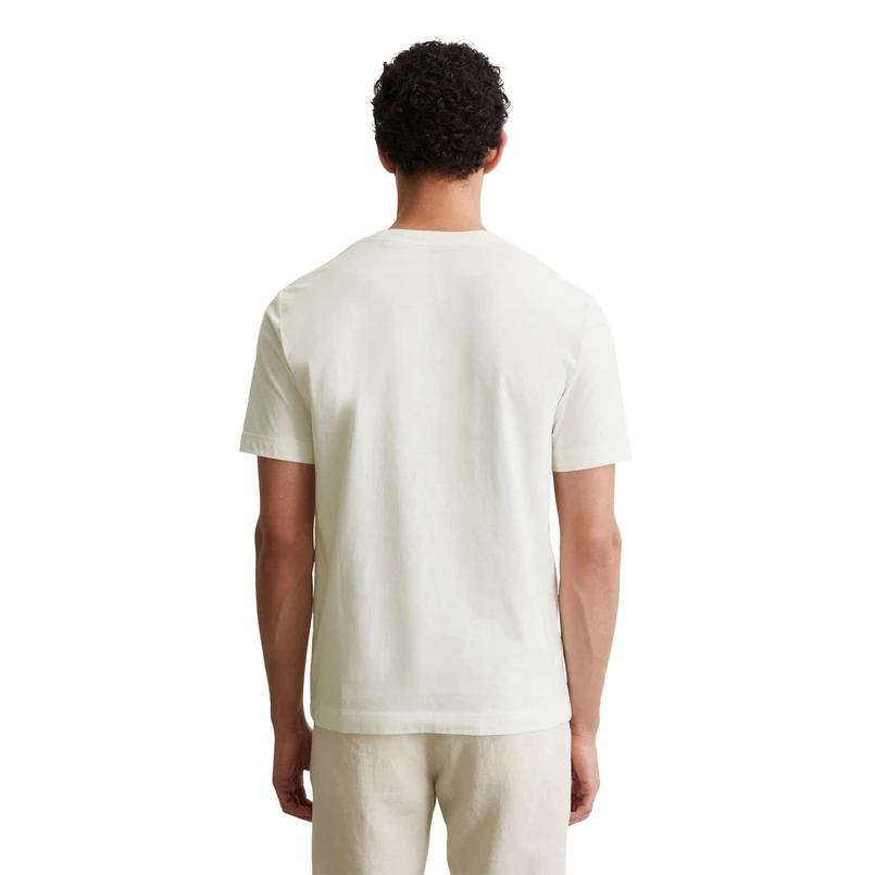 Marc O'Polo Heren T-shirt 524201251248 NATUREL