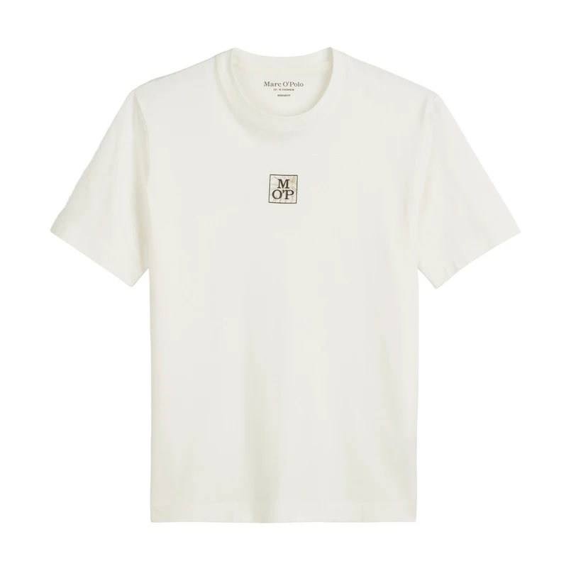 Marc O'Polo Heren T-shirt 524201251298 NATUREL