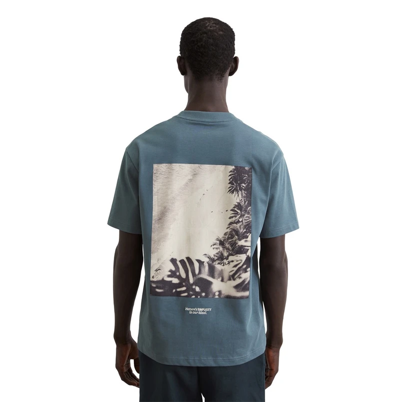 Marc O'Polo Heren T-shirt 524206451300 Middengrijs