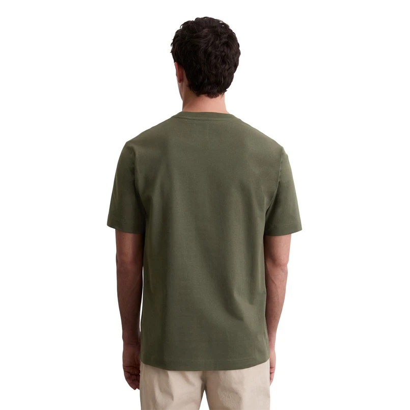 Marc O'Polo Heren T-shirt 528201251186 Khakigroen