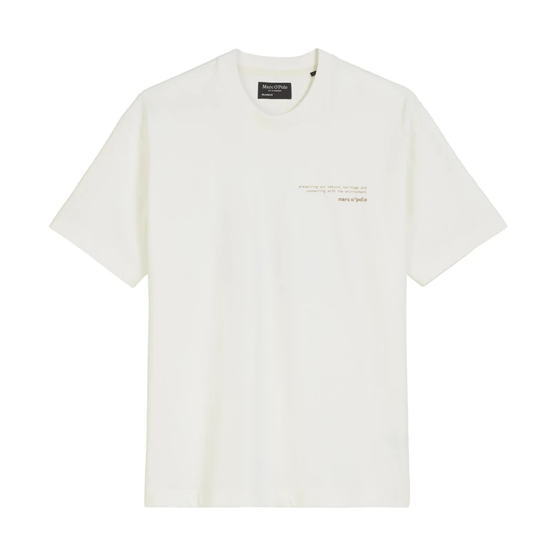 Marc O'Polo Heren T-shirt 528214351178 NATUREL