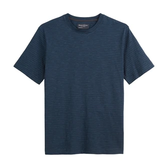 Marc O'Polo Heren T-shirt M22218651174 Blauw dessin