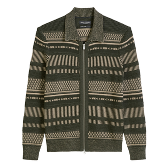 Marc O'Polo Heren Vest 528505961040 Khakigroen