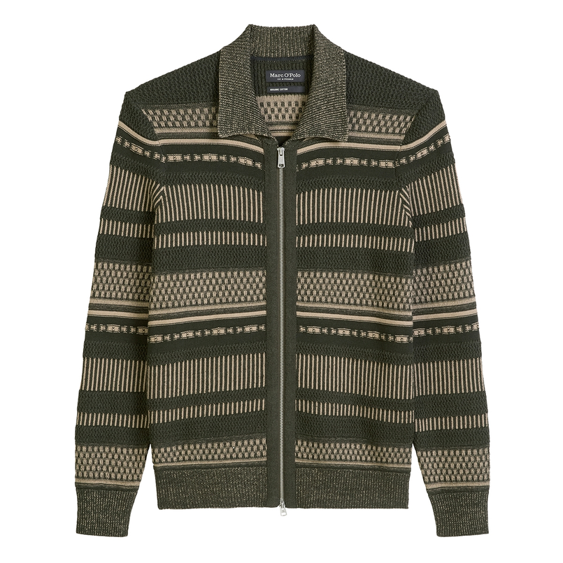 Marc O'Polo Heren Vest 528505961040 Khakigroen