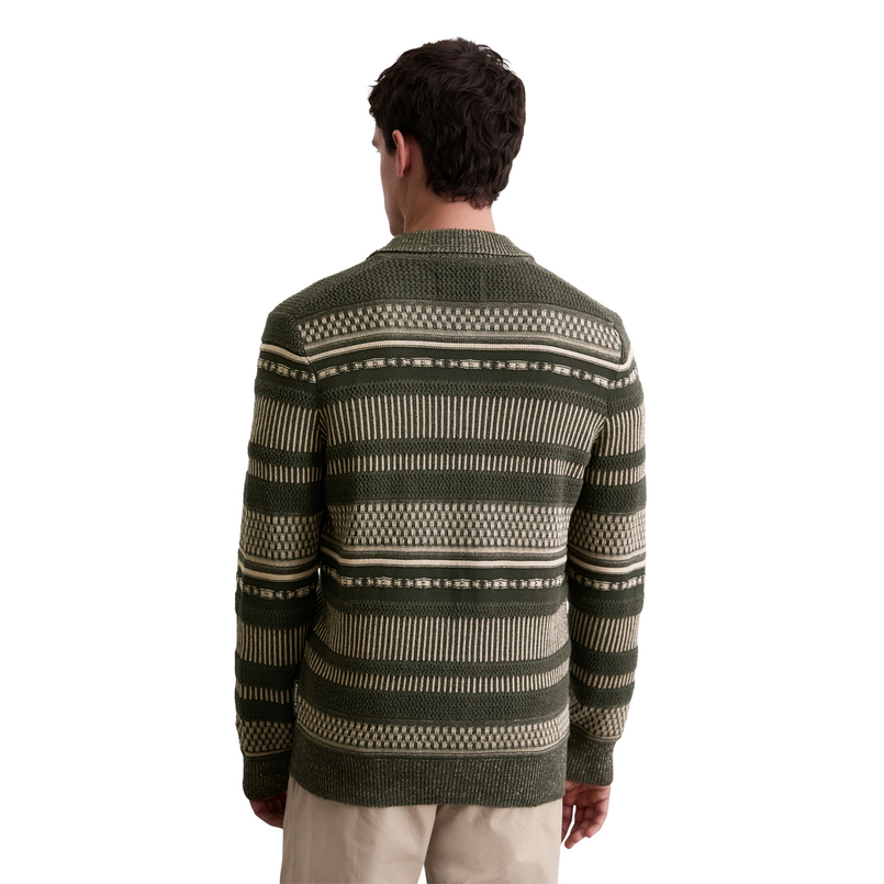 Marc O'Polo Heren Vest 528505961040 Khakigroen