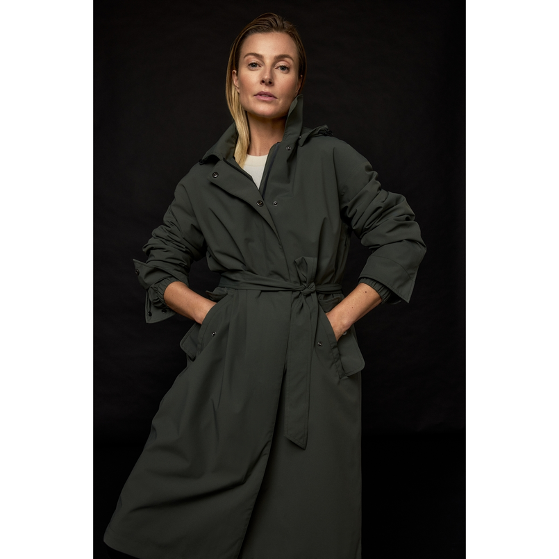 Maura Dames Jas Ma24-41585 Khakigroen