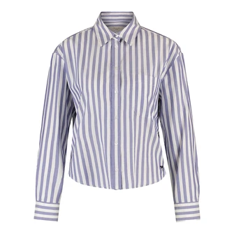 Max Mara Weekend Dames Blouse 2515111091600rubiera Blauw dessin