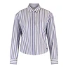 Max Mara Weekend Dames Blouse 2515111091600rubiera Blauw dessin