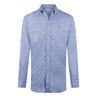 Mc. Gregor Heren Overhemd Mm.251.6001.06.2011 Blauw mele