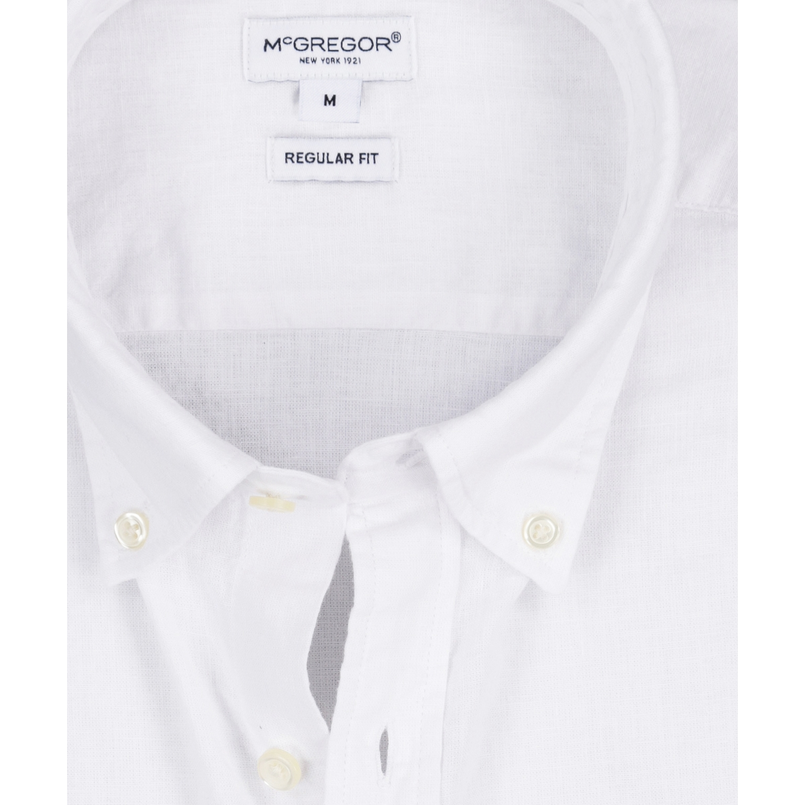 Mc. Gregor Heren Overhemd Mm.251.6001.06.9000 Wit
