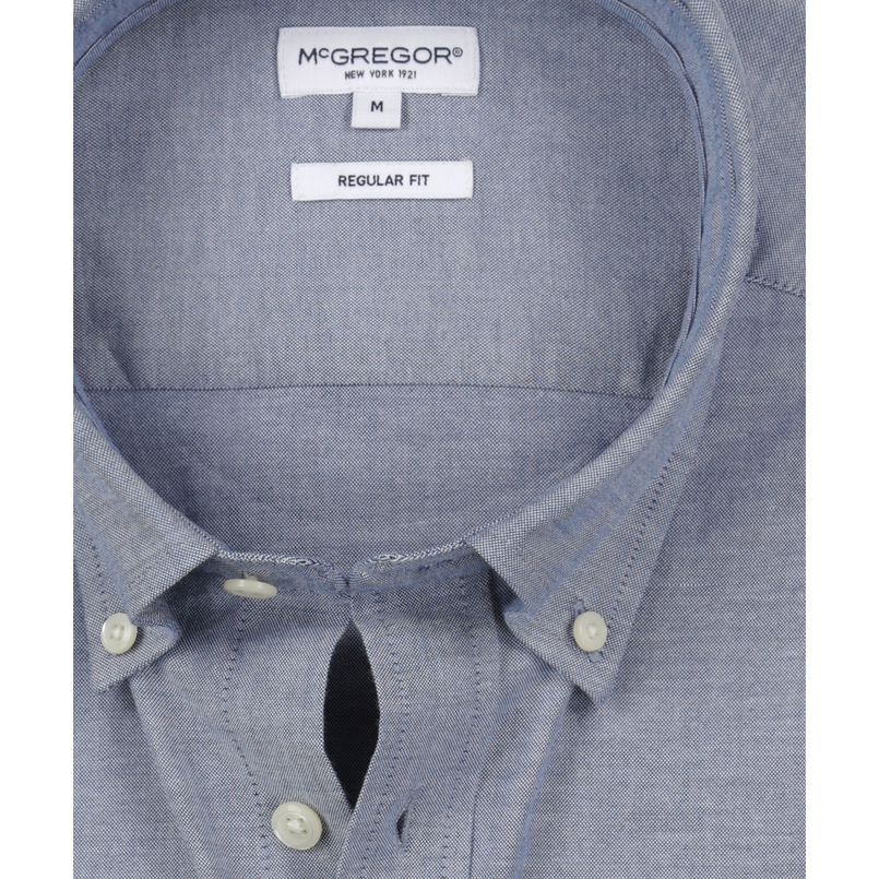 Mc. Gregor Heren Overhemd Mm251.6001.01.2100 Navy