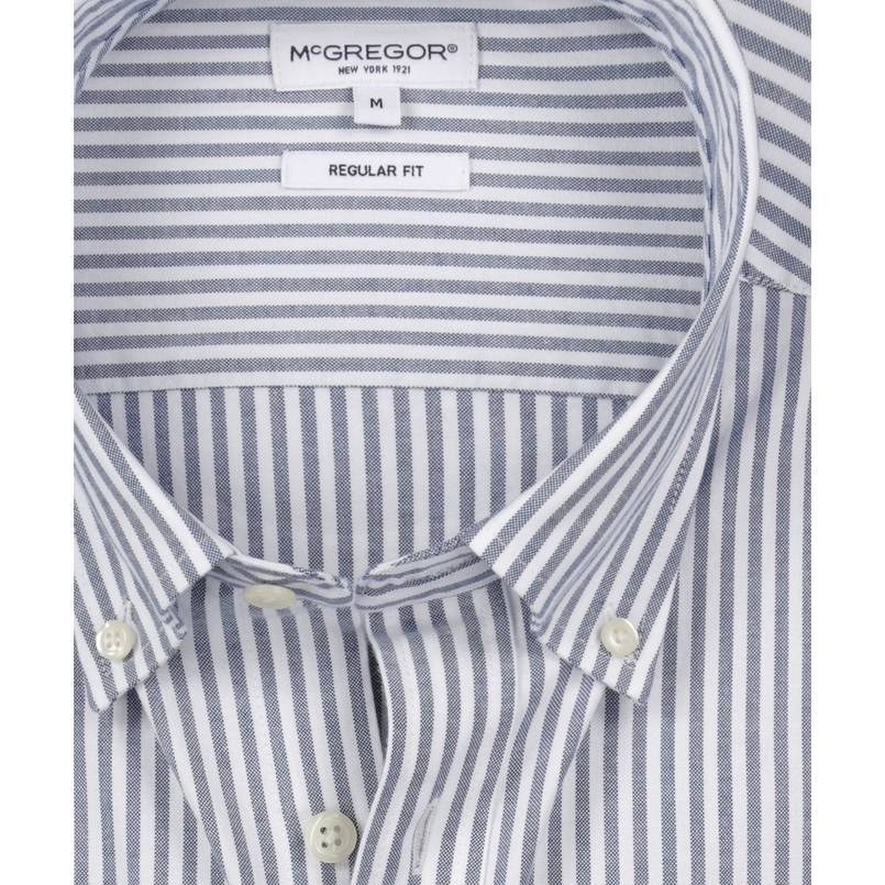 Mc. Gregor Heren Overhemd Mm251.6001.03.2100 Navy