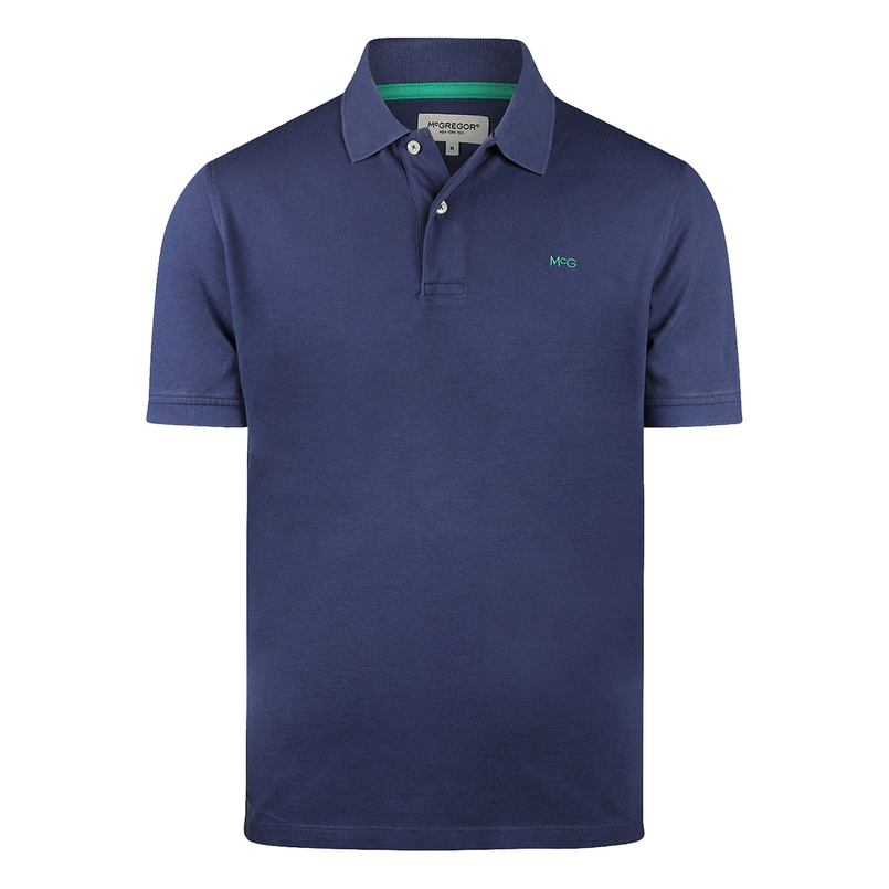 Mc. Gregor Heren Polo Mm251.9001.01.2011 Blauw mele