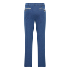 Meyer Heren Pantalon 1271417400 Mid blue denim