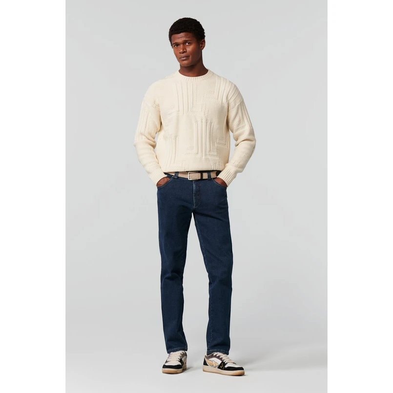 Meyer Heren Pantalon 1279454100 Midden blauw
