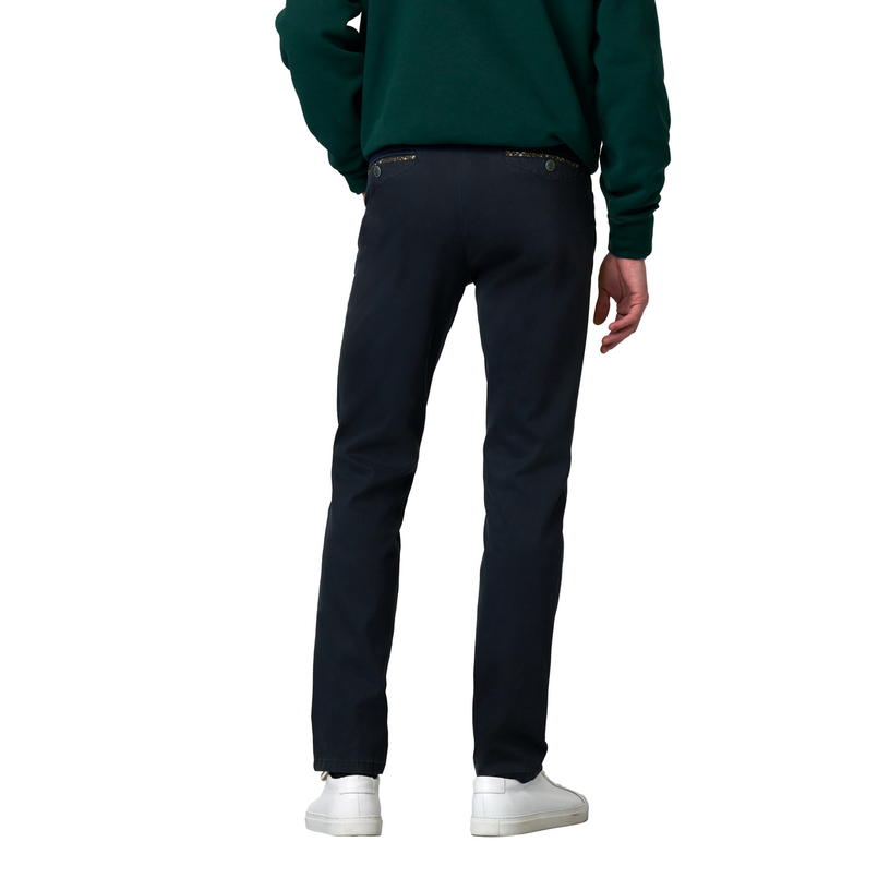 Meyer Heren Pantalon 3322561500 Dark blue denim