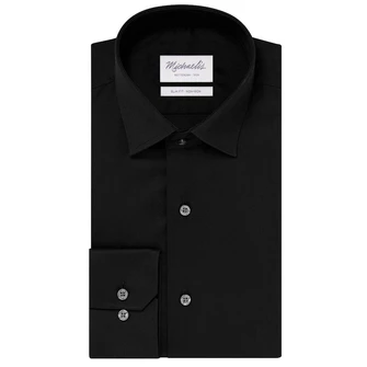 Michaelis Heren Overhemd Pm0h000011 Zwart