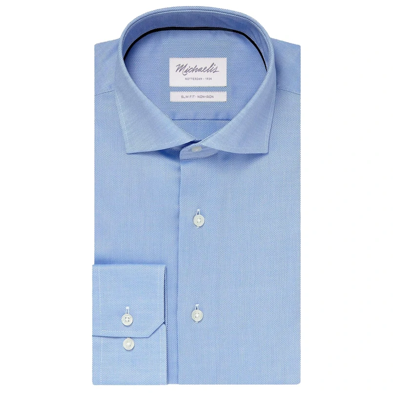 Michaelis Heren Overhemd Pm0h000018 Bleu
