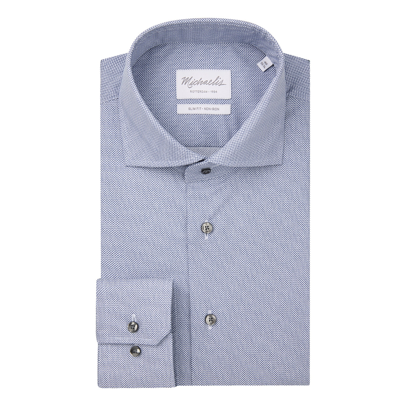 Michaelis Heren Overhemd Pmwh10007a Navy