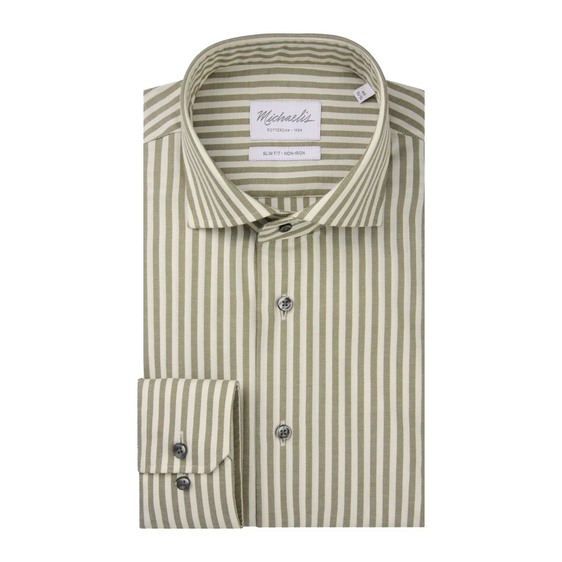 Michaelis Heren Overhemd Pmwh30005b Groen