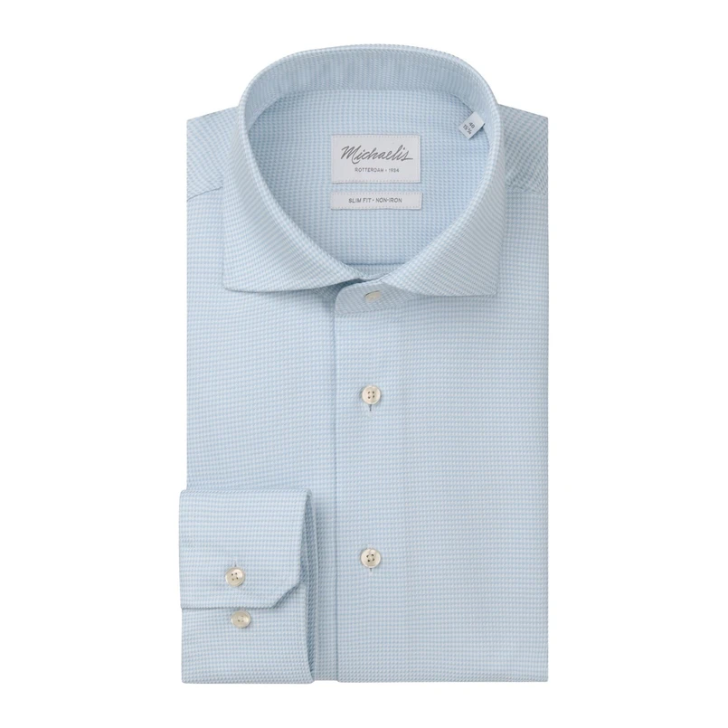 Michaelis Heren Overhemd Pmwh30009a Bleu