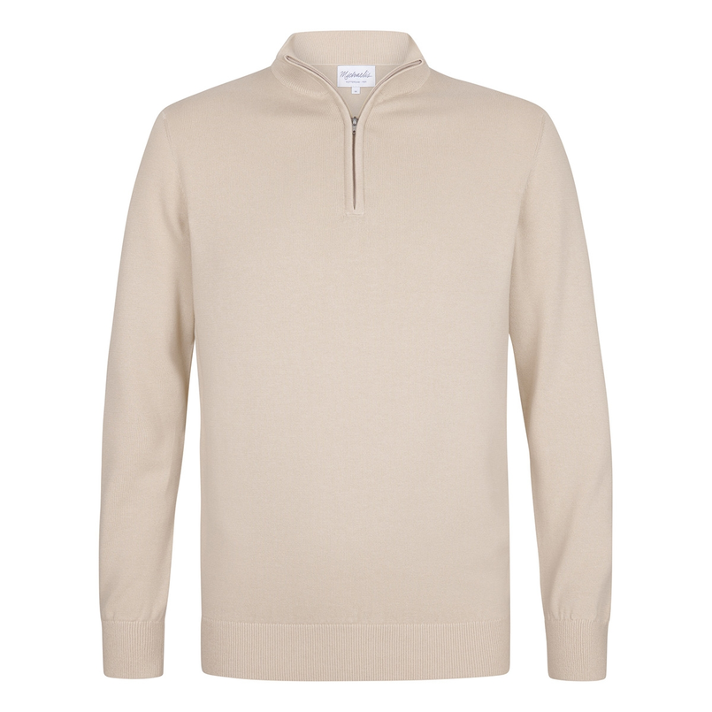 Michaelis Heren Zipper Pmwj10004d Beige