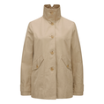 Milestone Dames korte trenchcoat Beige