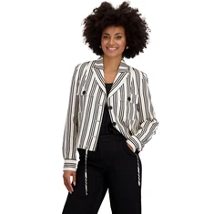 Monari Dames Blazer 410043 Zwart dessin