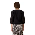 Monari Dames Blouse 409672 Zwart dessin