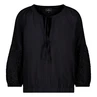 Monari Dames Blouse 409672 Zwart dessin