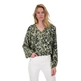 Monari Dames Blouse 410064 Bruin dessin