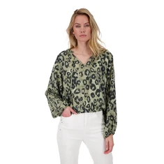 Monari Dames Blouse 410064 Bruin dessin